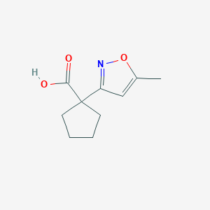 1-(5-Methylisoxazol-3-yl)cyclopentanecarboxylic acid