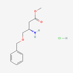 B2977785 methyl (3S)-3-amino-4-(benzyloxy)butanoate hydrochloride CAS No. 1352824-63-5
