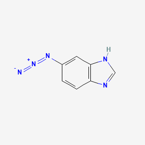molecular formula C7H5N5 B2977926 6-azido-1H-benzimidazole CAS No. 34594-87-1