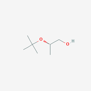molecular formula C7H16O2 B2977953 (2S)-2-[(2-甲基丙烷-2-基)氧基]丙醇 CAS No. 1467021-27-7