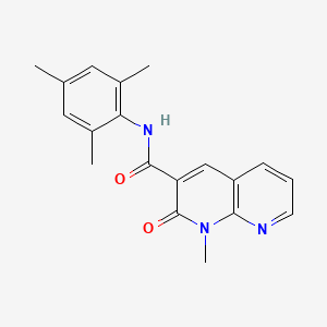 molecular formula C19H19N3O2 B2977989 N-间甲苯基-1-甲基-2-氧代-1,2-二氢-1,8-萘啶-3-甲酰胺 CAS No. 899951-55-4