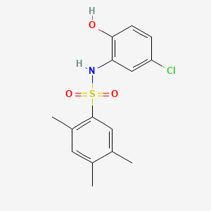 N-(5-chloro-2-hydroxyphenyl)-2,4,5-trimethylbenzenesulfonamide