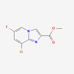 molecular formula C9H6BrFN2O2 B2978069 Methyl 8-bromo-6-fluoroimidazo[1,2-a]pyridine-2-carboxylate CAS No. 2288709-18-0