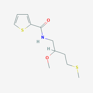 N-(2-Methoxy-4-methylsulfanylbutyl)thiophene-2-carboxamide