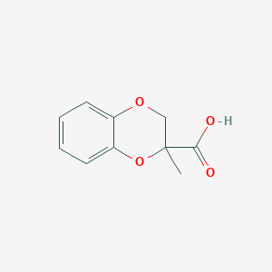 molecular formula C10H10O4 B2978094 2-甲基-2,3-二氢-1,4-苯并二噁英-2-羧酸 CAS No. 68281-27-6