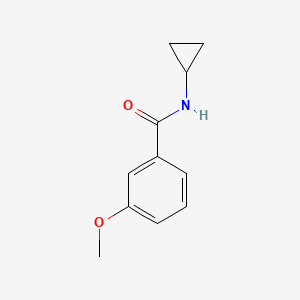 molecular formula C11H13NO2 B2978126 N-cyclopropyl-3-methoxybenzamide CAS No. 506436-61-9