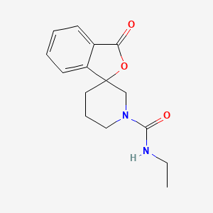 molecular formula C15H18N2O3 B2978147 N-ethyl-3-oxo-3H-spiro[isobenzofuran-1,3'-piperidine]-1'-carboxamide CAS No. 1797890-89-1