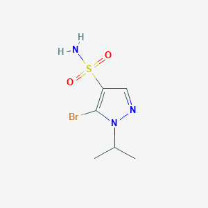 5-Bromo-1-propan-2-ylpyrazole-4-sulfonamide