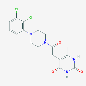 5-(2-(4-(2,3-dichlorophenyl)piperazin-1-yl)-2-oxoethyl)-6-methylpyrimidine-2,4(1H,3H)-dione