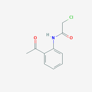 molecular formula C10H10ClNO2 B2978250 N-(2-乙酰苯基)-2-氯乙酰胺 CAS No. 6140-11-0