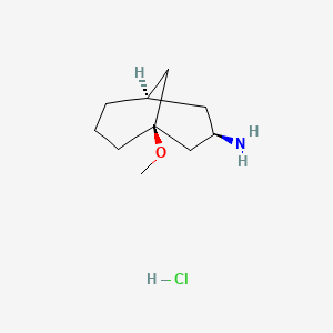 (1S,3R,5R)-1-Methoxybicyclo[3.3.1]nonan-3-amine;hydrochloride