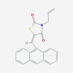 molecular formula C21H15NO2S B297830 3-Allyl-5-(9-anthrylmethylene)-1,3-thiazolidine-2,4-dione 