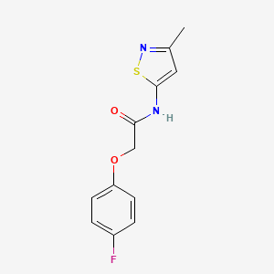 2-(4-fluorophenoxy)-N-(3-methyl-1,2-thiazol-5-yl)acetamide