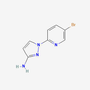 1-(5-Bromopyridin-2-yl)pyrazol-3-amine