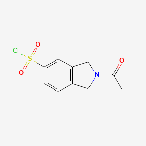 2-acetyl-2,3-dihydro-1H-isoindole-5-sulfonyl chloride