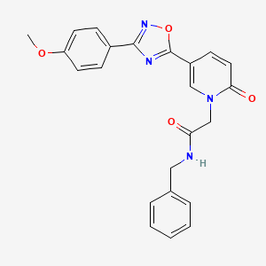 molecular formula C23H20N4O4 B2978357 N-benzyl-3-methyl-1-(3,4,5-triethoxybenzoyl)piperidine-3-carboxamide CAS No. 1112419-39-2