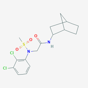 molecular formula C16H20Cl2N2O3S B297842 Cambridge id 6748018 
