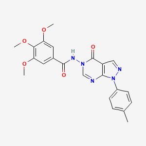3,4,5-trimethoxy-N-(4-oxo-1-(p-tolyl)-1H-pyrazolo[3,4-d]pyrimidin-5(4H)-yl)benzamide