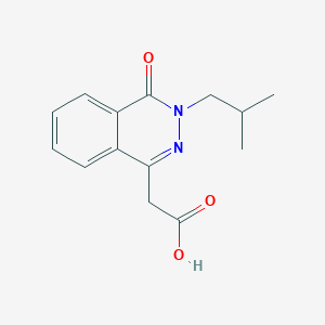 2-(3-Isobutyl-4-oxo-3,4-dihydrophthalazin-1-yl)acetic acid