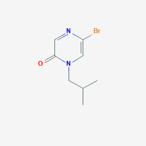 molecular formula C8H11BrN2O B2978481 5-Bromo-1-isobutylpyrazin-2(1H)-one CAS No. 1934912-25-0