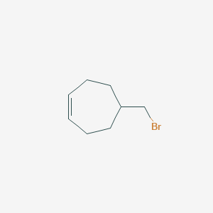 molecular formula C8H13Br B2978525 5-(Bromomethyl)cyclohept-1-ene CAS No. 113358-31-9