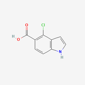 molecular formula C9H6ClNO2 B2978529 4-Chloro-1H-indole-5-carboxylic acid CAS No. 251107-41-2