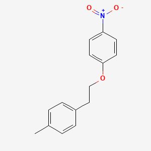 molecular formula C15H15NO3 B2978567 1-Methyl-4-[2-(4-nitrophenoxy)ethyl]benzene CAS No. 72567-42-1