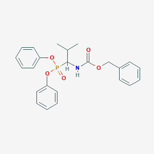 molecular formula C24H26NO5P B2978571 二苯基 1-(cbz-氨基)异丁基膦酸酯 CAS No. 65164-83-2