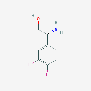 molecular formula C8H9F2NO B2978581 (R)-2-Amino-2-(3,4-difluorophenyl)ethanol CAS No. 277295-93-9