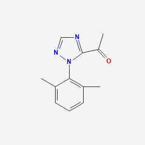 molecular formula C12H13N3O B2978585 1-[2-(2,6-Dimethylphenyl)-1,2,4-triazol-3-yl]ethanone CAS No. 2418668-69-4