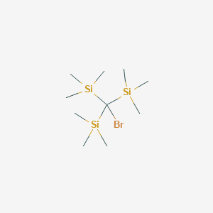 molecular formula C10H27BrSi3 B2978636 [Bromo-bis(trimethylsilyl)methyl]-trimethylsilane CAS No. 29955-17-7