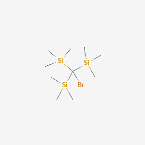 molecular formula C10H27BrSi3 B2978636 [溴-双(三甲基硅基)甲基]-三甲基硅烷 CAS No. 29955-17-7