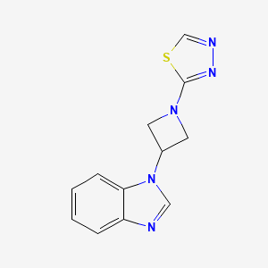 2-[3-(Benzimidazol-1-yl)azetidin-1-yl]-1,3,4-thiadiazole