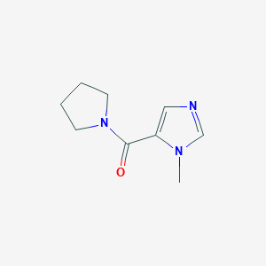 molecular formula C9H13N3O B2978656 (1-methyl-1H-imidazol-5-yl)(pyrrolidin-1-yl)methanone CAS No. 1462886-35-6