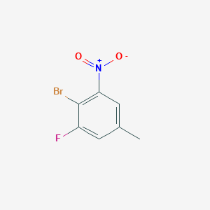 molecular formula C7H5BrFNO2 B2978676 2-溴-1-氟-5-甲基-3-硝基苯 CAS No. 1807212-21-0