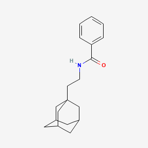 molecular formula C19H25NO B2978695 N-[2-(1-金刚烷基)乙基]苯甲酰胺 CAS No. 433311-37-6