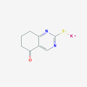 molecular formula C8H7KN2OS B2978717 Potassium (5-oxo-5,6,7,8-tetrahydroquinazolin-2-yl)sulfanide CAS No. 2031260-44-1