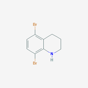 molecular formula C9H9Br2N B2978735 5,8-Dibromo-1,2,3,4-tetrahydroquinoline CAS No. 1248969-69-8