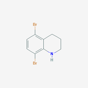 molecular formula C9H9Br2N B2978735 5,8-二溴-1,2,3,4-四氢喹啉 CAS No. 1248969-69-8