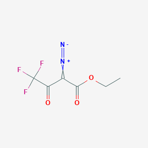 Ethyl 2-diazo-4,4,4-trifluoro-3-oxobutanoate