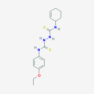 molecular formula C16H22N4OS2 B297875 N-(cyclohex-2-en-1-yl)-N'-(4-ethoxyphenyl)hydrazine-1,2-dicarbothioamide 
