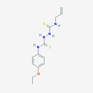 molecular formula C13H18N4OS2 B297876 N~1~-allyl-N~2~-(4-ethoxyphenyl)-1,2-hydrazinedicarbothioamide 