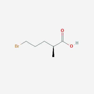 molecular formula C6H11BrO2 B2978764 (2S)-2-Methyl-5-bromovaleric acid CAS No. 17155-22-5