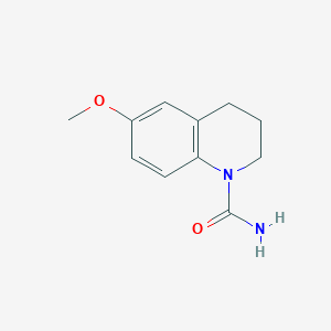 molecular formula C11H14N2O2 B2978773 6-methoxy-3,4-dihydroquinoline-1(2H)-carboxamide CAS No. 41519-43-1
