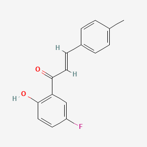 molecular formula C16H13FO2 B2978784 5'-Fluoro-2'-hydroxy-4-methylchalcone CAS No. 850799-77-8