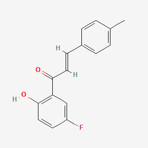 molecular formula C16H13FO2 B2978784 5'-氟-2'-羟基-4-甲基茉莉酮 CAS No. 850799-77-8