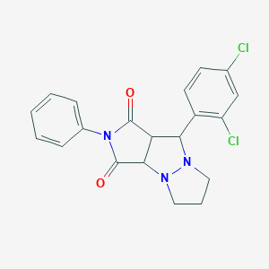 7-(2,4-Dichlorophenyl)-4-phenyl-1,4,8-triazatricyclo[6.3.0.02,6]undecane-3,5-dione