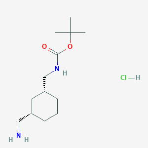 molecular formula C13H27ClN2O2 B2978850 Boc-1,3-cis-damch hcl CAS No. 1049743-64-7