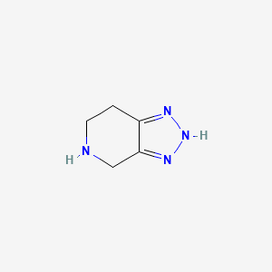 molecular formula C5H8N4 B2978872 4,5,6,7-Tetrahydro-3H-[1,2,3]triazolo[4,5-C]pyridine CAS No. 706757-05-3