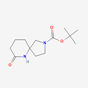 molecular formula C13H22N2O3 B2978884 Tert-Butyl 7-Oxo-2,6-Diazaspiro[4.5]Decane-2-Carboxylate CAS No. 2177266-32-7
